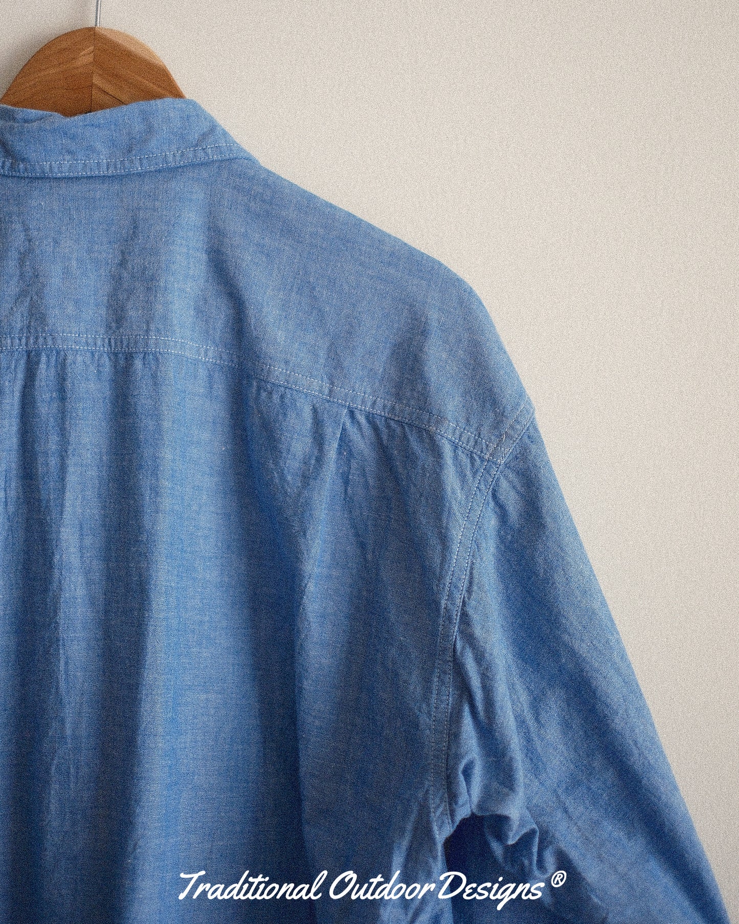 【T.O.D. Outdoorwear Co.】TOD THUNDERCLAP SHIRT DFP LS CHAMBRAY