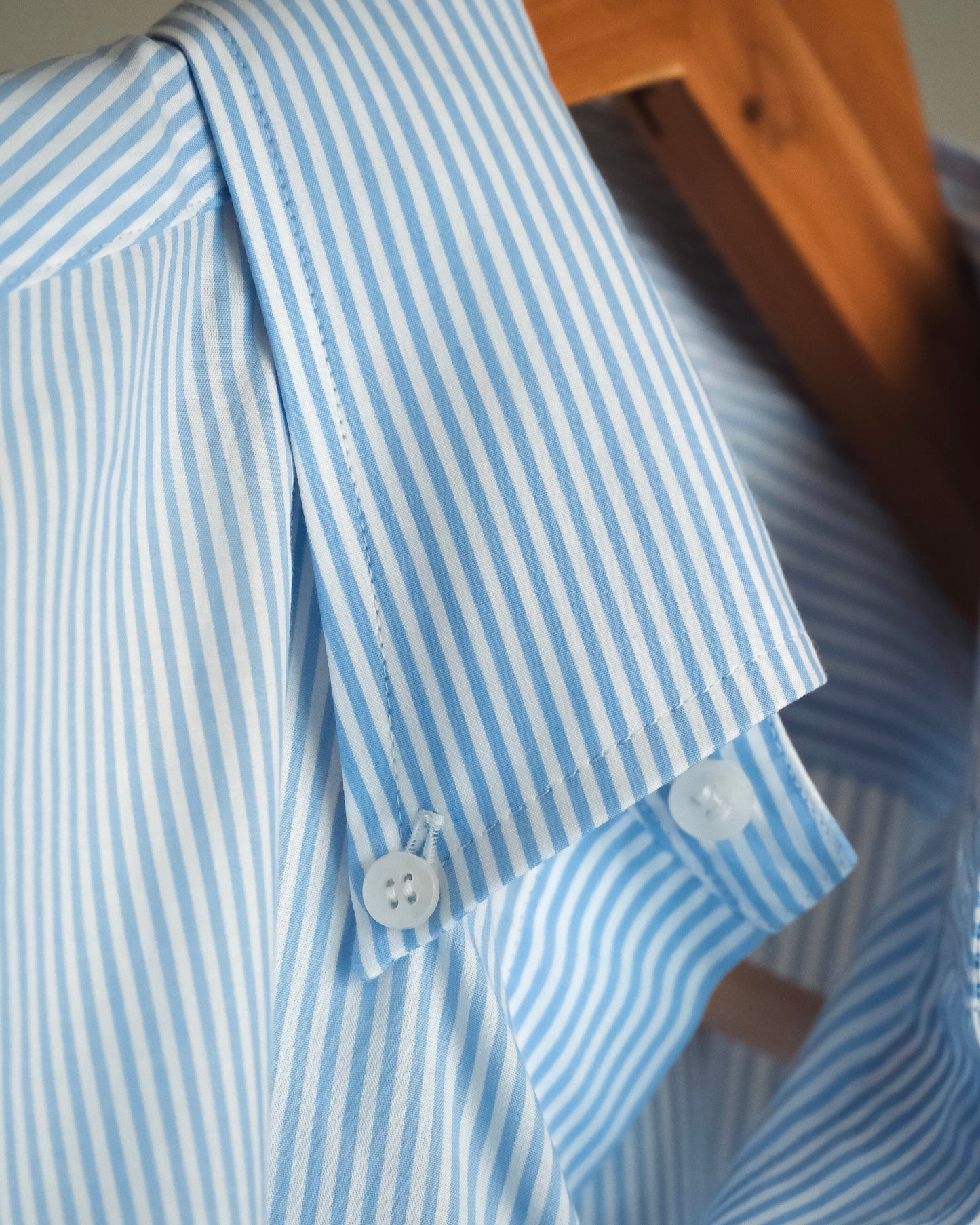 【T.O.D. Outdoorwear Co.】TOD BD SHIRT CANDY STRIPE SAX