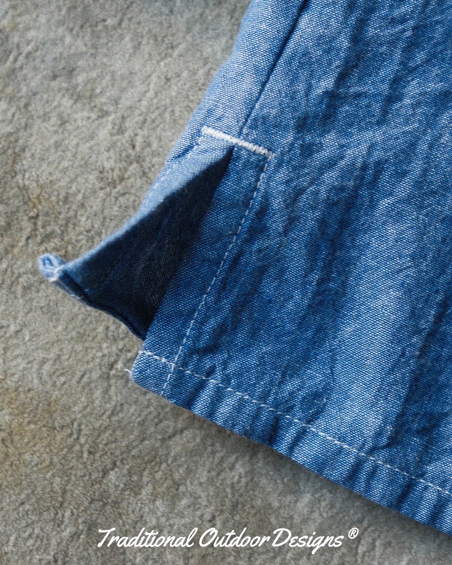 【T.O.D. Outdoorwear Co.】TOD THUNDERCLAP SHIRT DFP LS CHAMBRAY