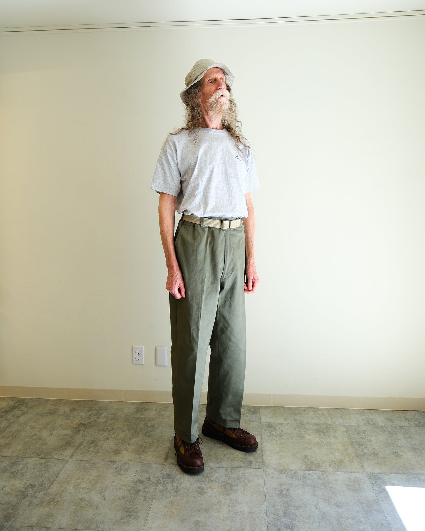 【TOD TRADITIONAL TROUSERS】M1968 CHINO COTTON TWILL, BEIGE