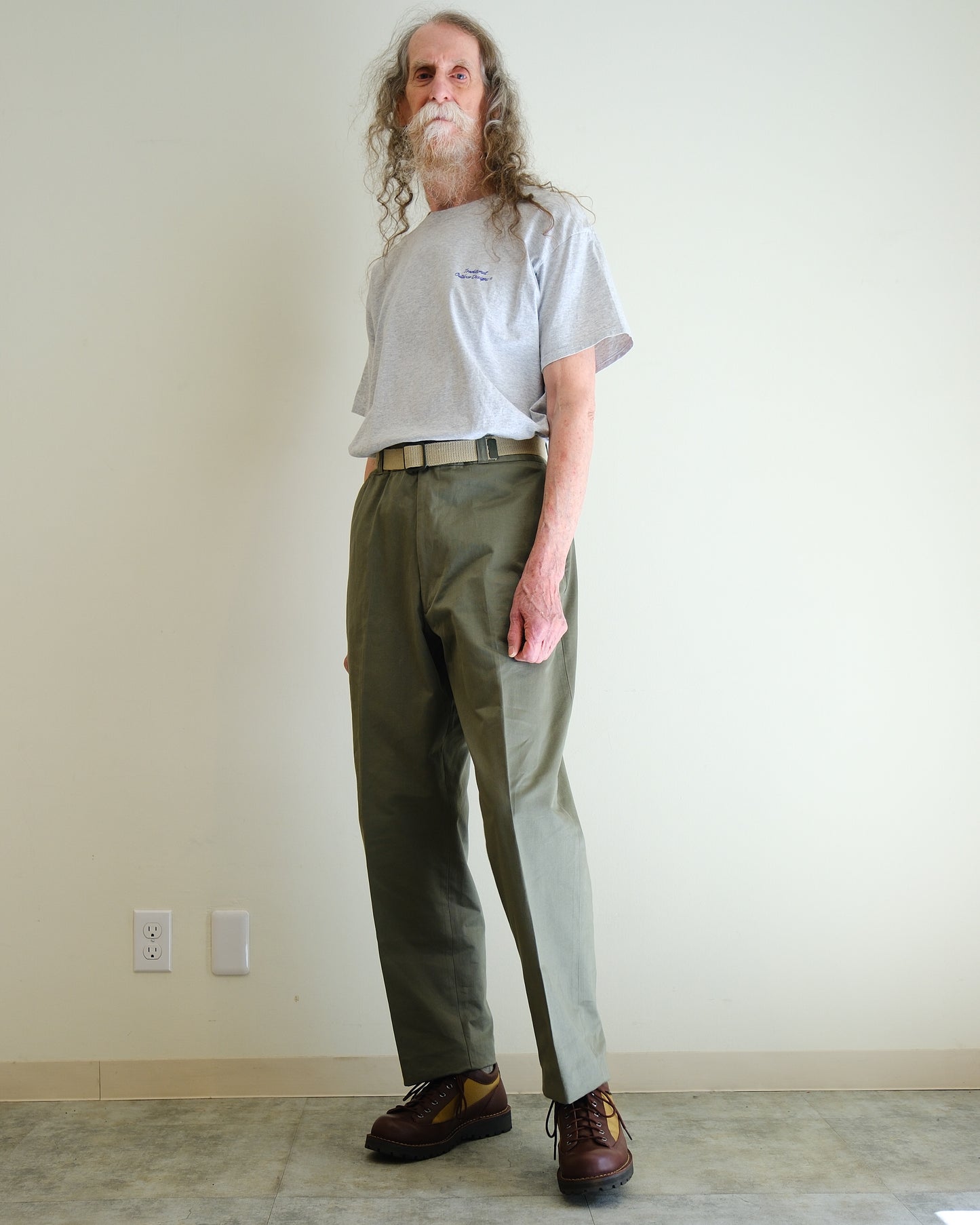 【TOD TRADITIONAL TROUSERS】M1968 CHINO COTTON TWILL, BEIGE