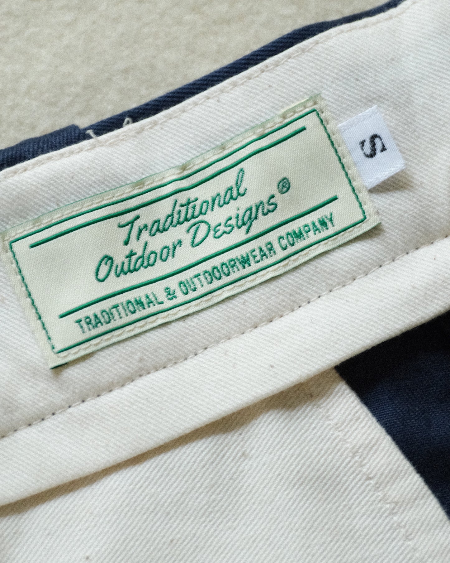 【TOD TRADITIONAL TROUSERS】M1968 CHINO COTTON TWILL, BEIGE