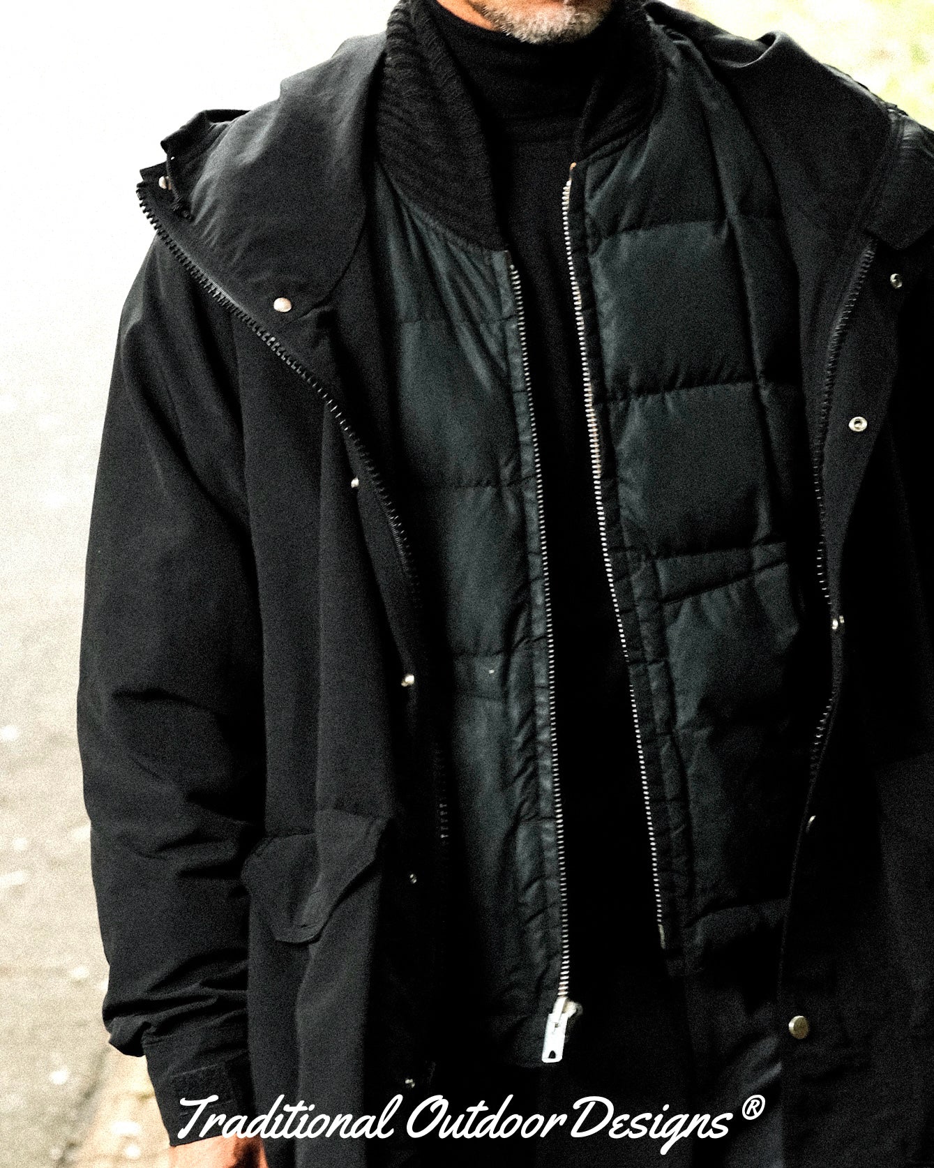 【10月下旬~11月中旬発送予定】【TOD Outdoorwear】New Classic M.T.P. , ALL BLACK