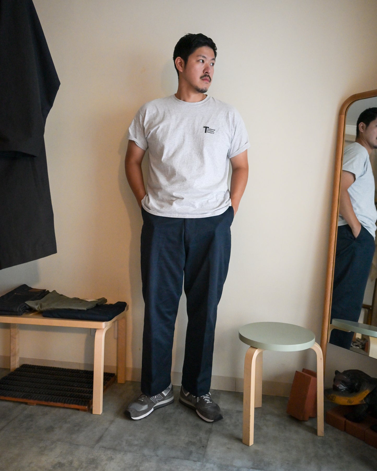 【TOD TRADITIONAL TROUSERS】M1968 CHINO COTTON TWILL