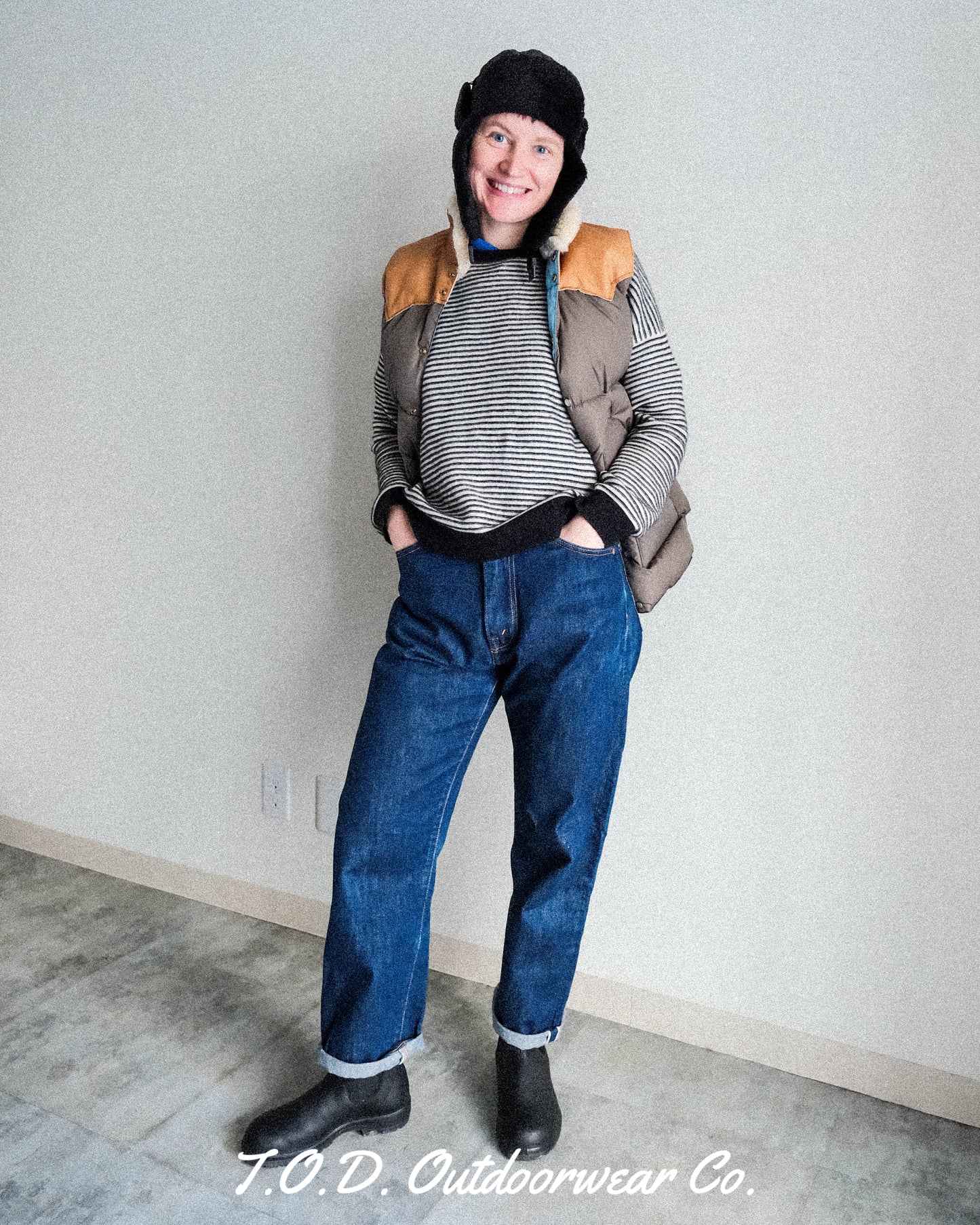 【TOD STORE 】 ROCKY MOUNTAIN FEATHERBED , CHRISTY VEST NYLON T.O.D. EXCLUSIVE MODEL