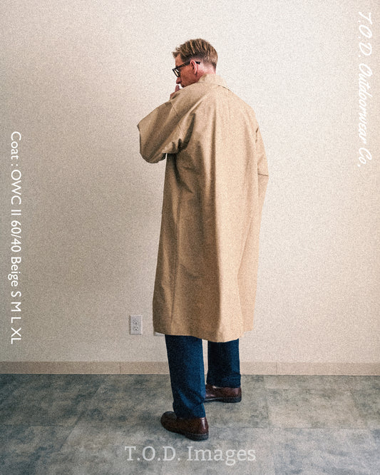 【TOD Outdoorwear Co,】Outing Weather Coat II 60/40 Beige