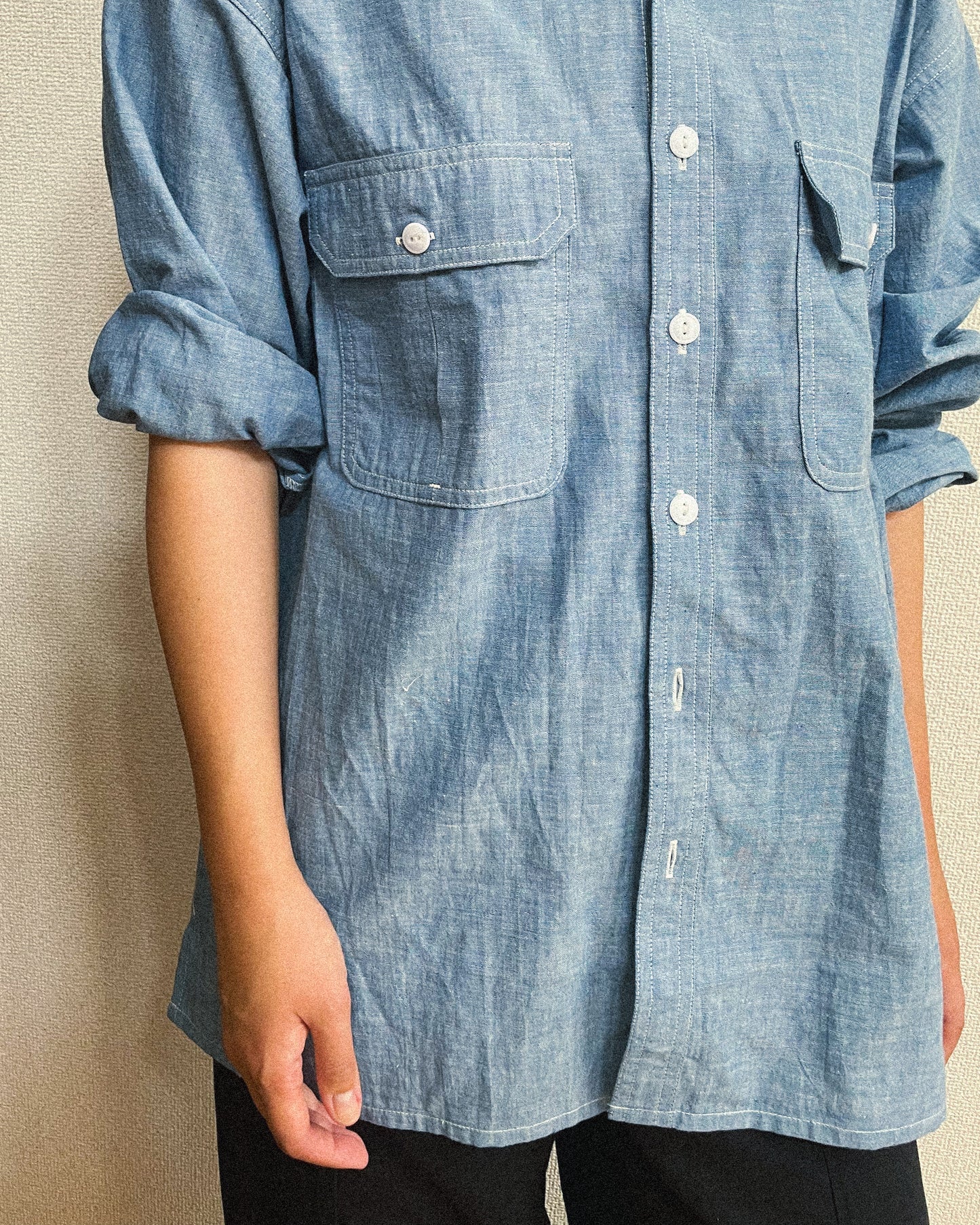 【T.O.D. Outdoorwear Co.】TOD THUNDERCLAP SHIRT DFP LS CHAMBRAY