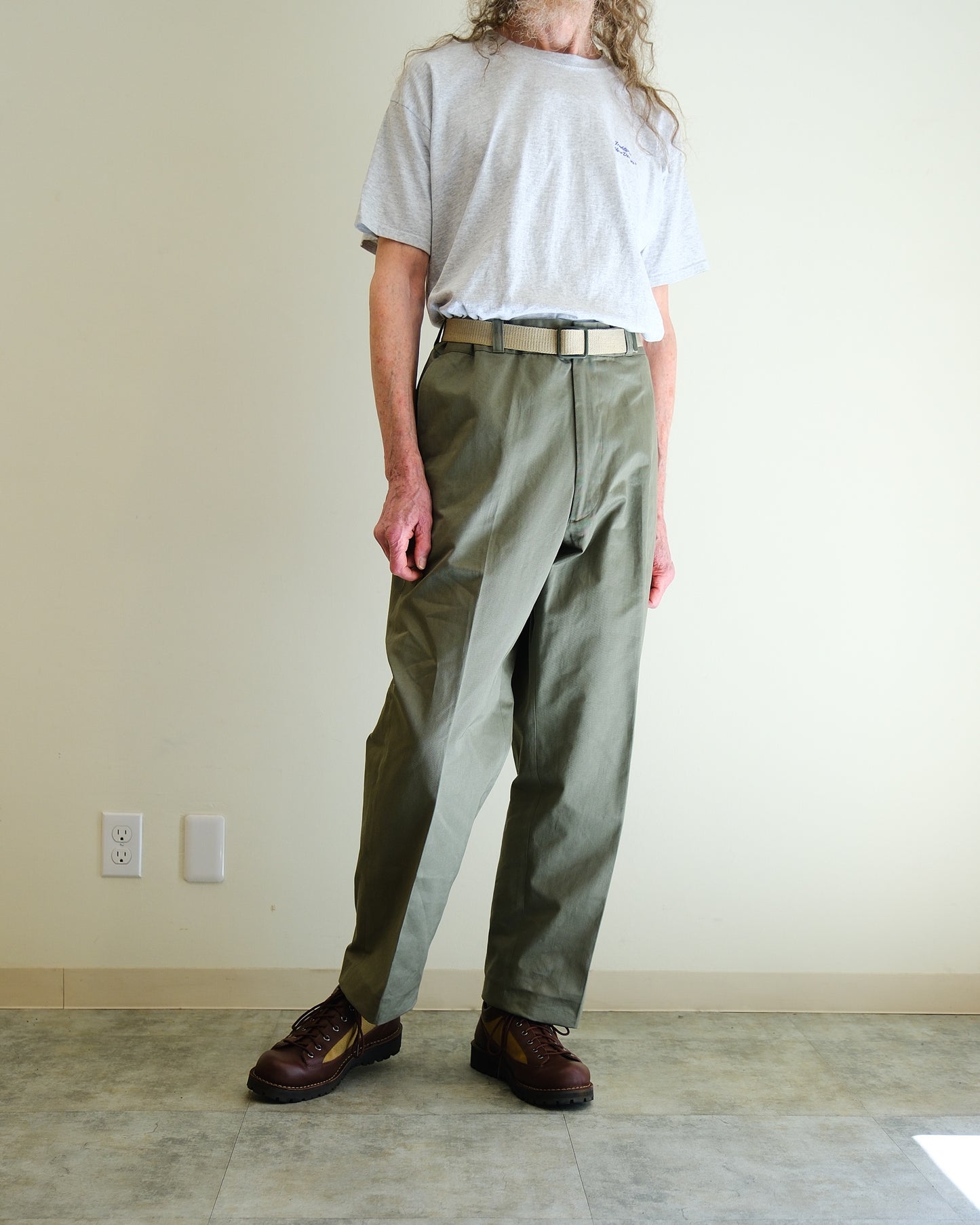 【TOD TRADITIONAL TROUSERS】M1968 CHINO COTTON TWILL, BEIGE
