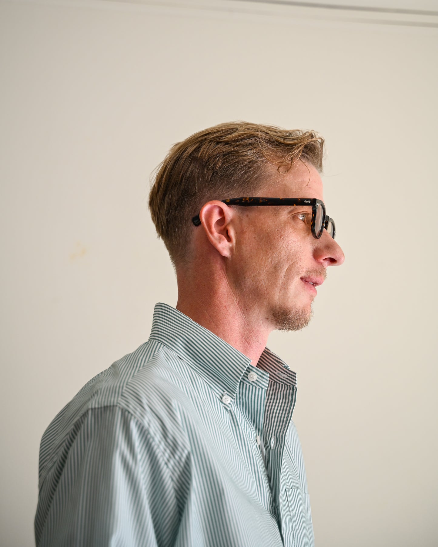 【T.O.D. Outdoorwear Co.】TOD BD SHIRT CANDY STRIPE GREEN