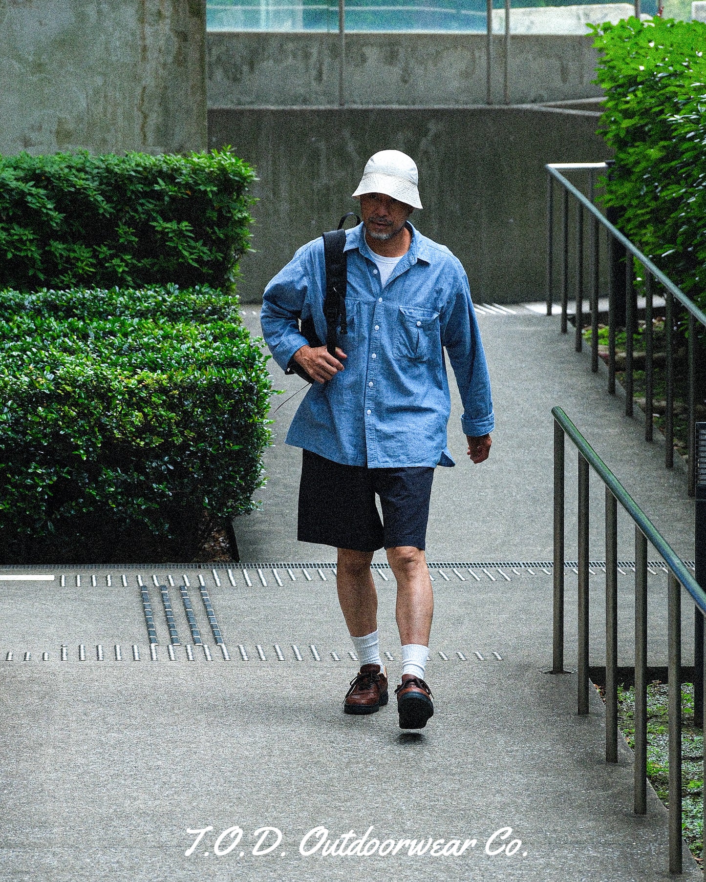 【T.O.D. Outdoorwear Co.】TOD THUNDERCLAP SHIRT DFP LS CHAMBRAY