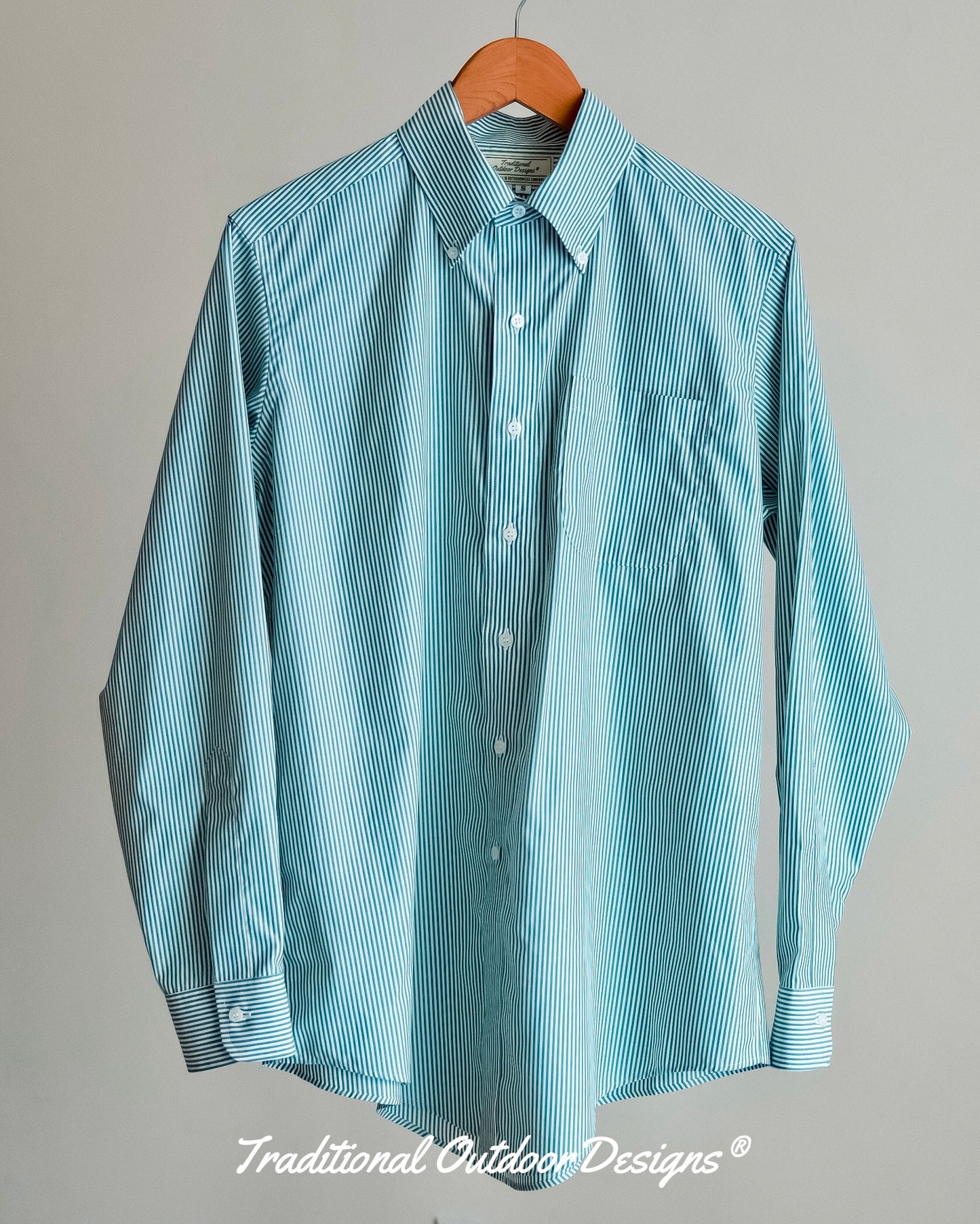 【T.O.D. Outdoorwear Co.】TOD BD SHIRT CANDY STRIPE GREEN