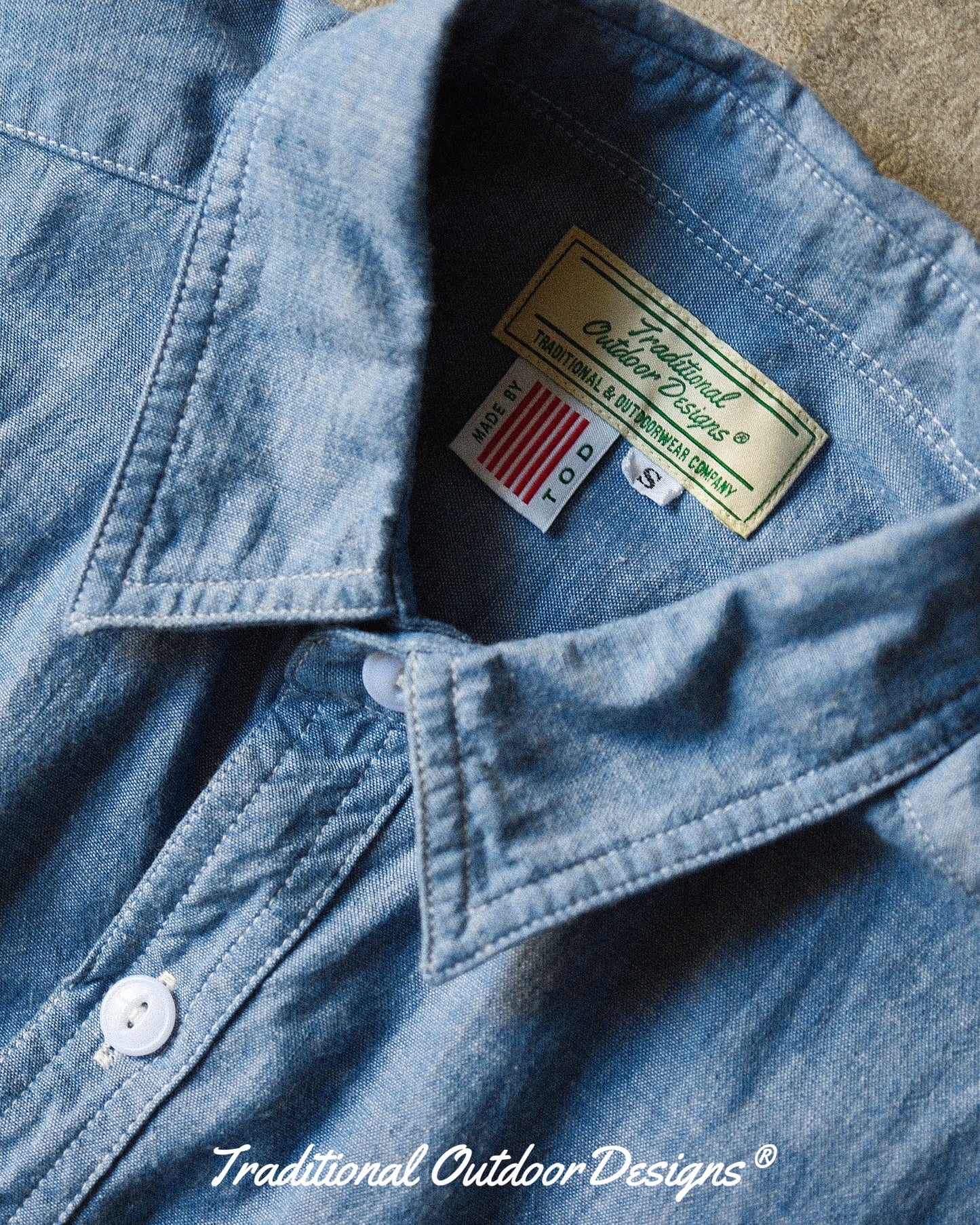 【T.O.D. Outdoorwear Co.】TOD THUNDERCLAP SHIRT DFP LS CHAMBRAY