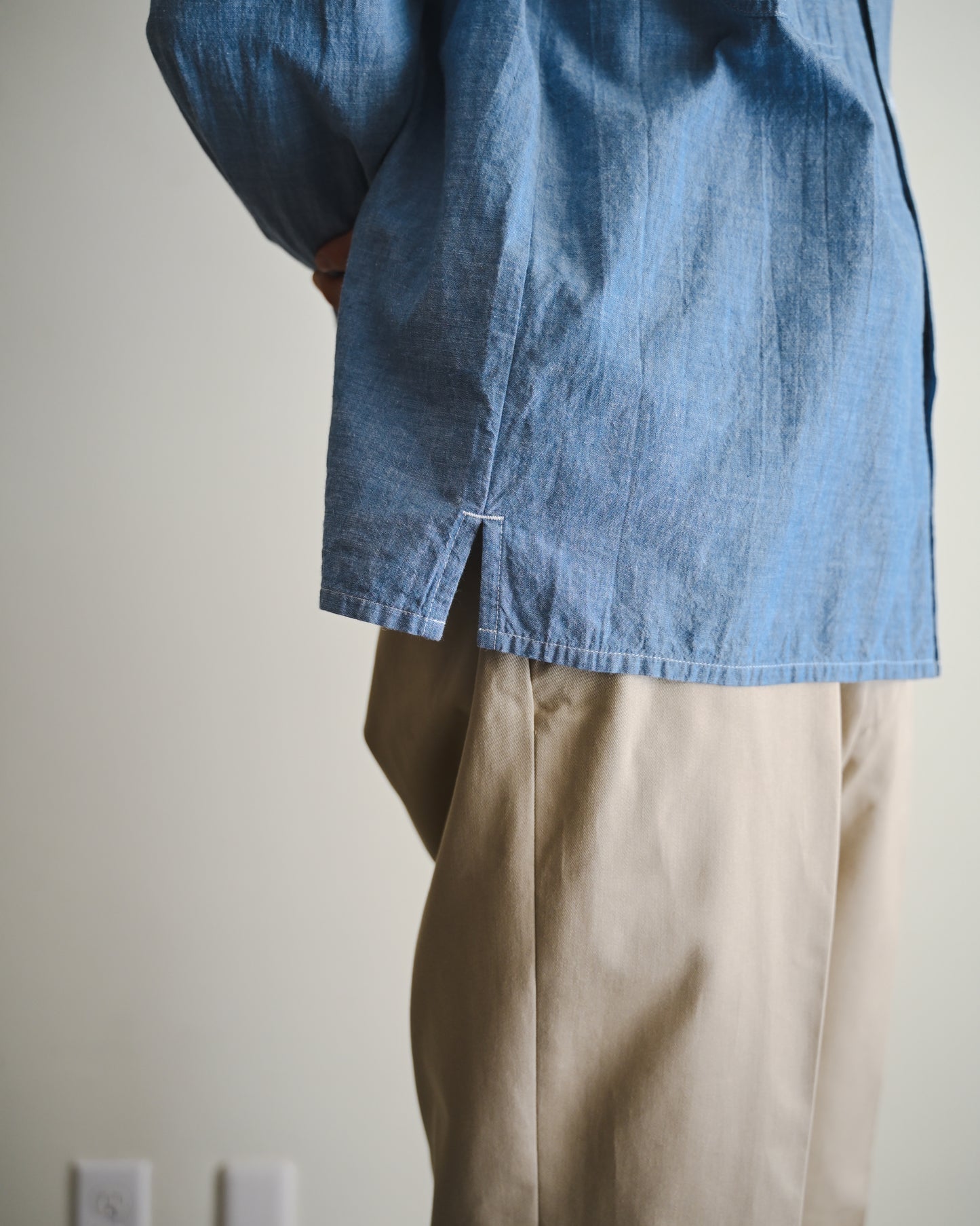【T.O.D. Outdoorwear Co.】TOD THUNDERCLAP SHIRT DFP LS CHAMBRAY