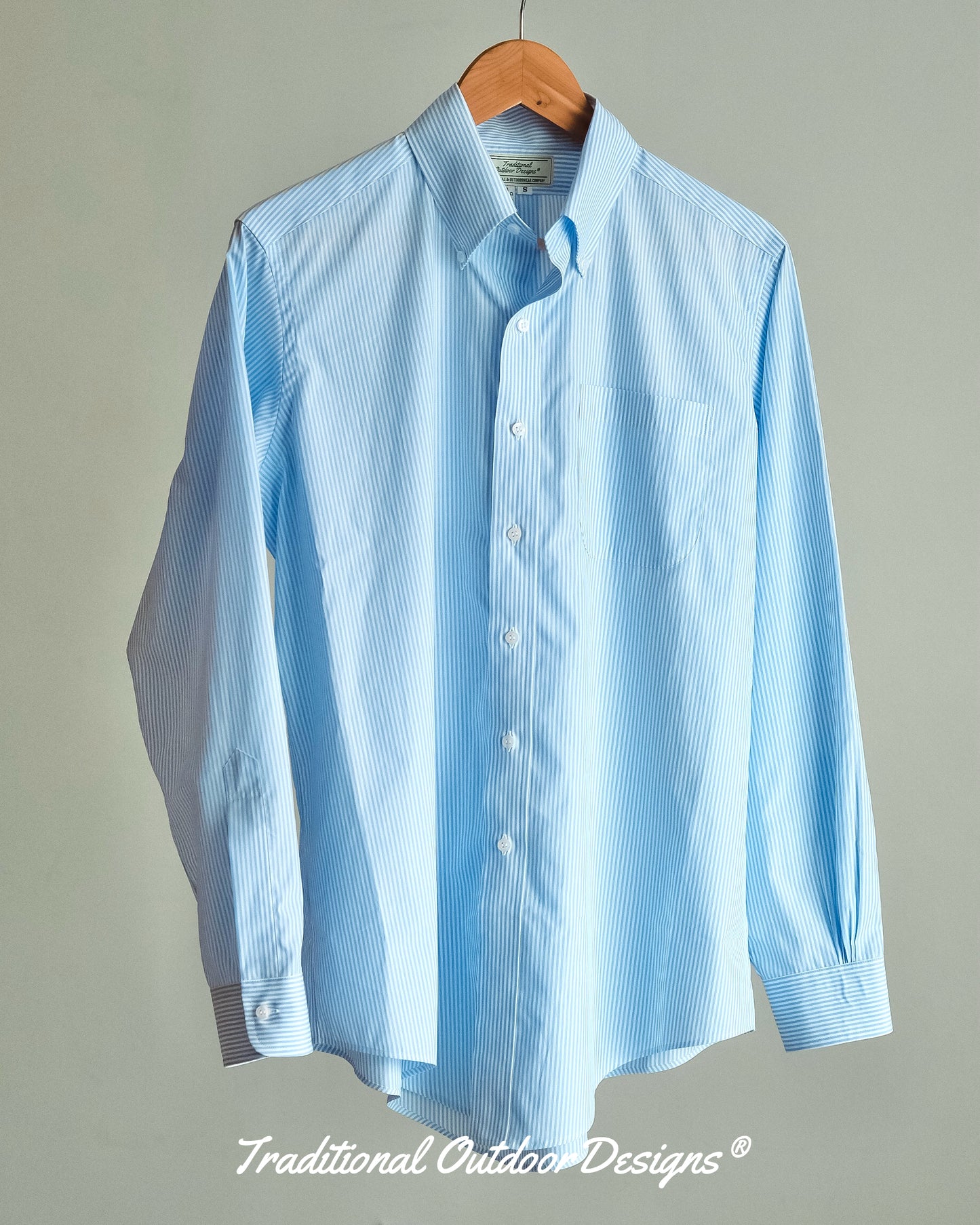 【T.O.D. Outdoorwear Co.】TOD BD SHIRT CANDY STRIPE SAX