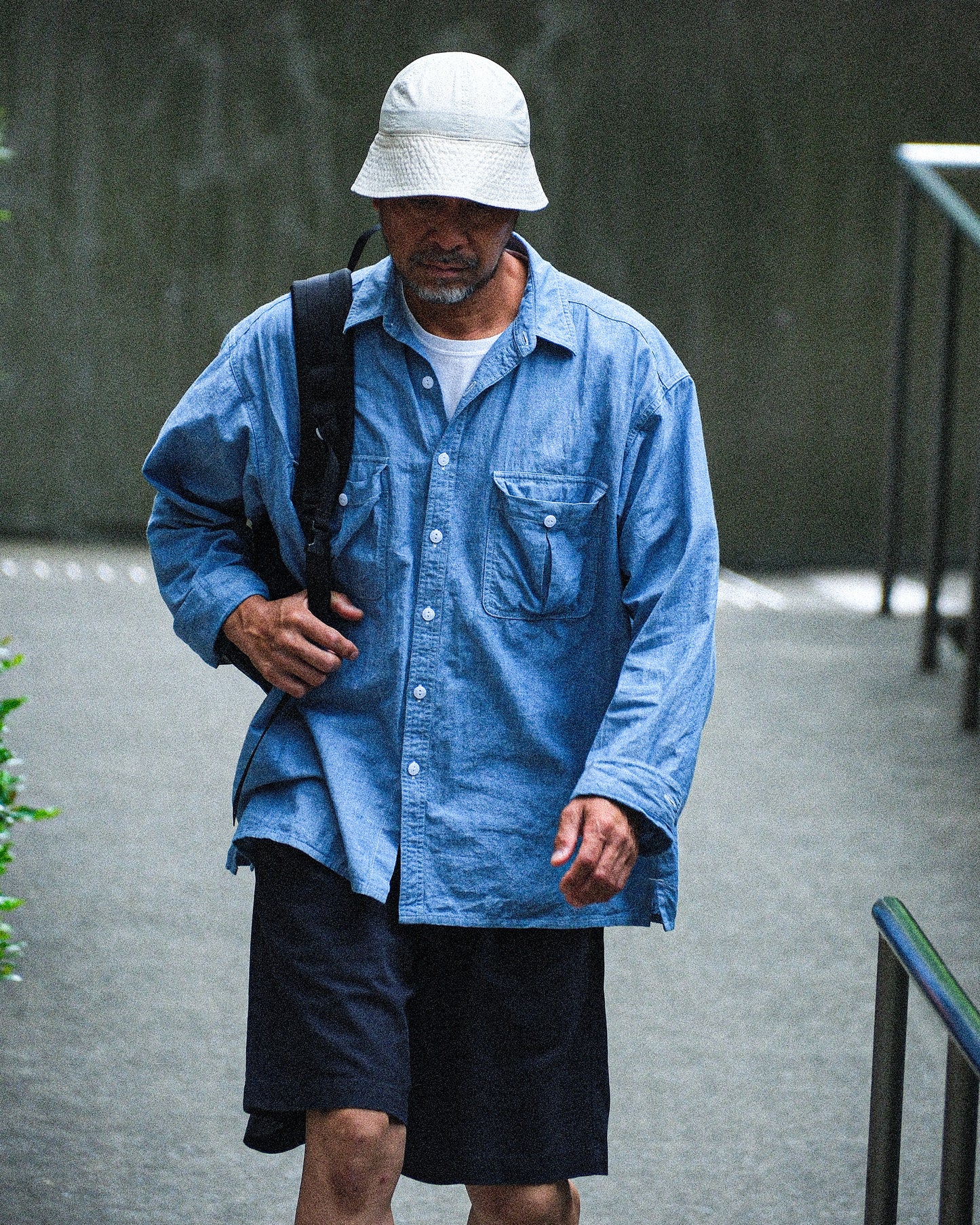 【T.O.D. Outdoorwear Co.】TOD THUNDERCLAP SHIRT DFP LS CHAMBRAY