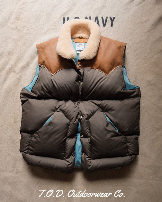 【TOD STORE 】 ROCKY MOUNTAIN FEATHERBED , CHRISTY VEST NYLON T.O.D. EXCLUSIVE MODEL