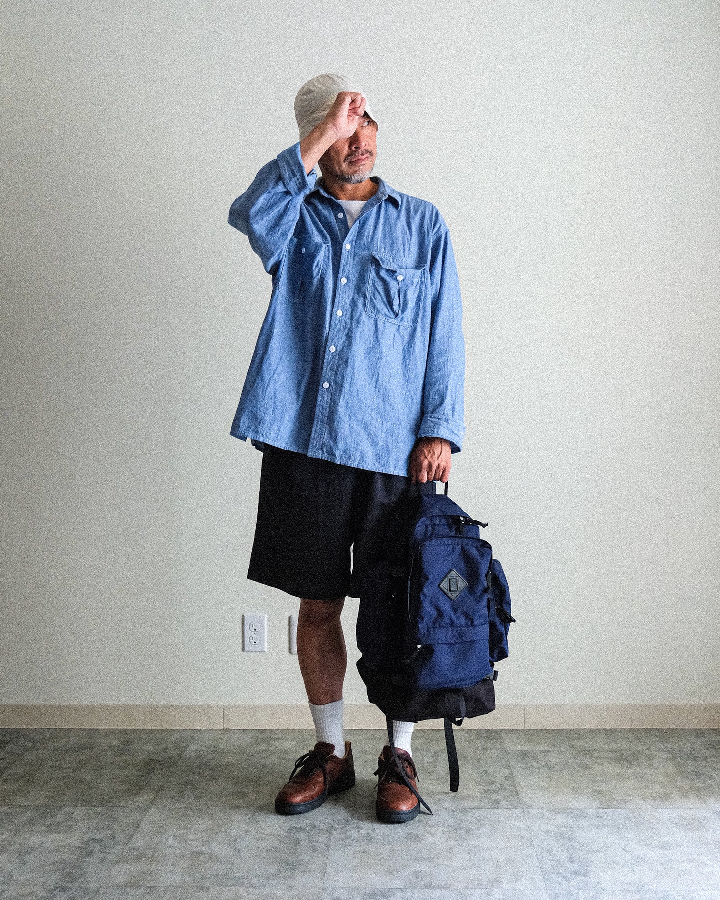 【T.O.D. Outdoorwear Co.】TOD THUNDERCLAP SHIRT DFP LS CHAMBRAY
