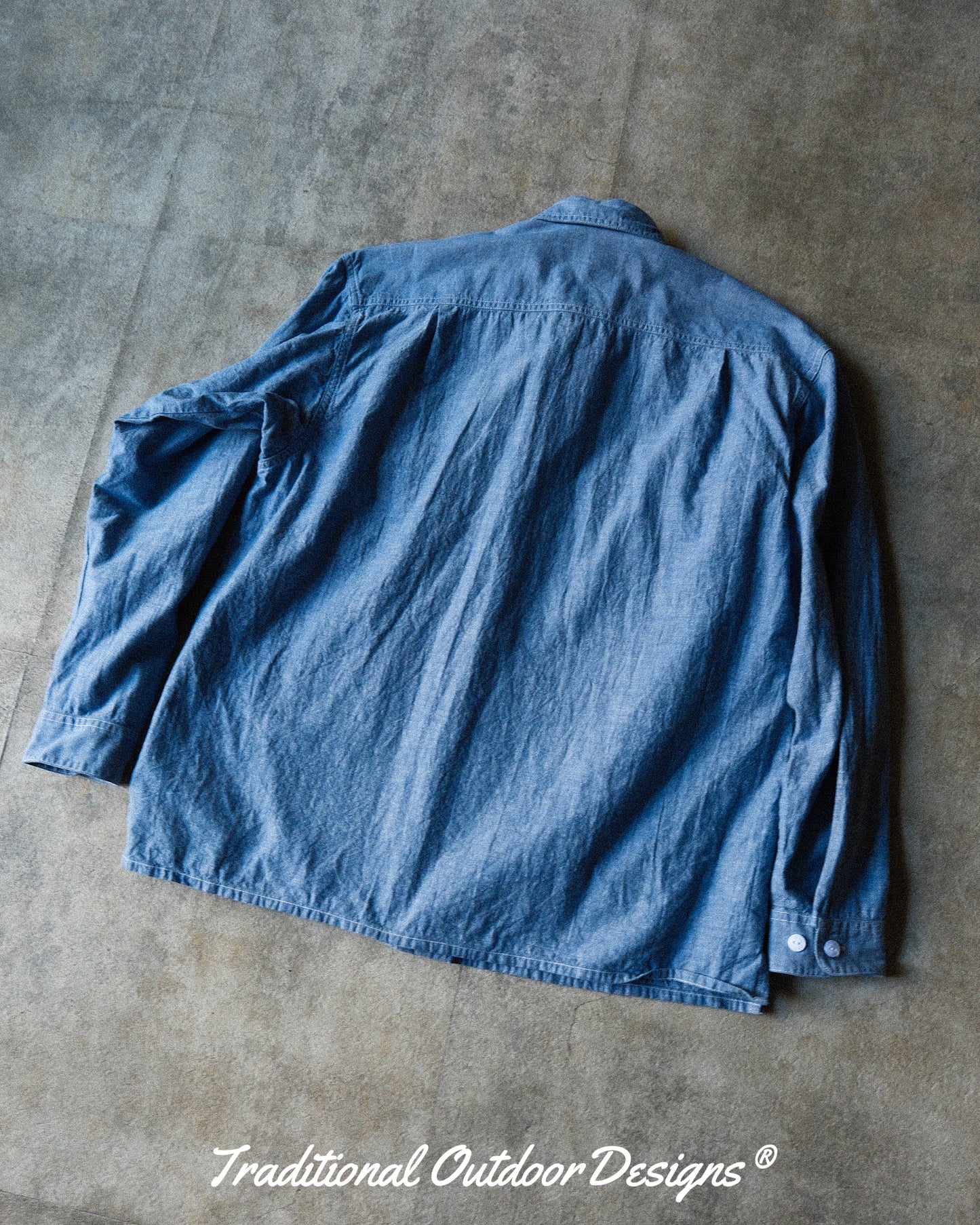 【T.O.D. Outdoorwear Co.】TOD THUNDERCLAP SHIRT DFP LS CHAMBRAY