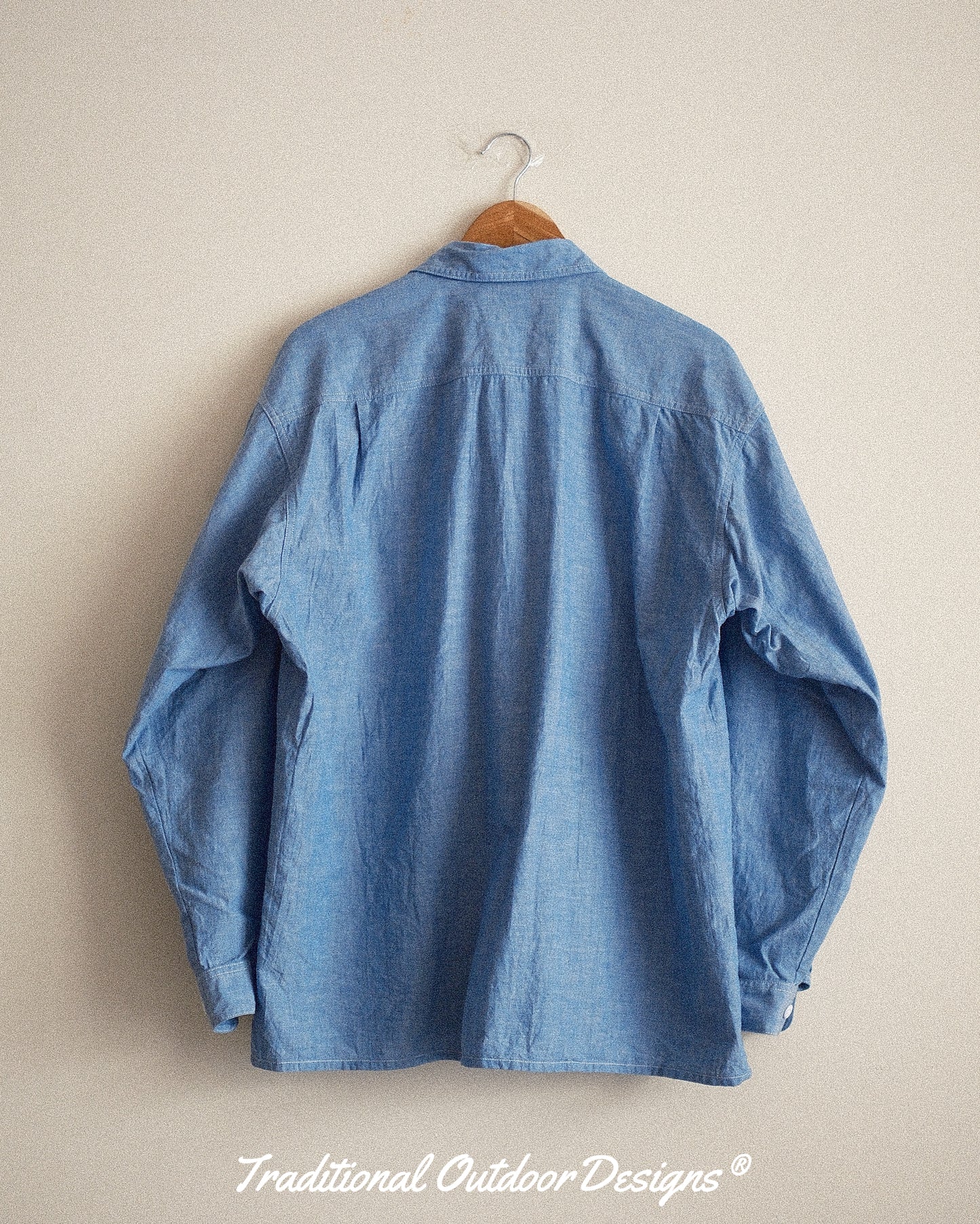 【T.O.D. Outdoorwear Co.】TOD THUNDERCLAP SHIRT DFP LS CHAMBRAY