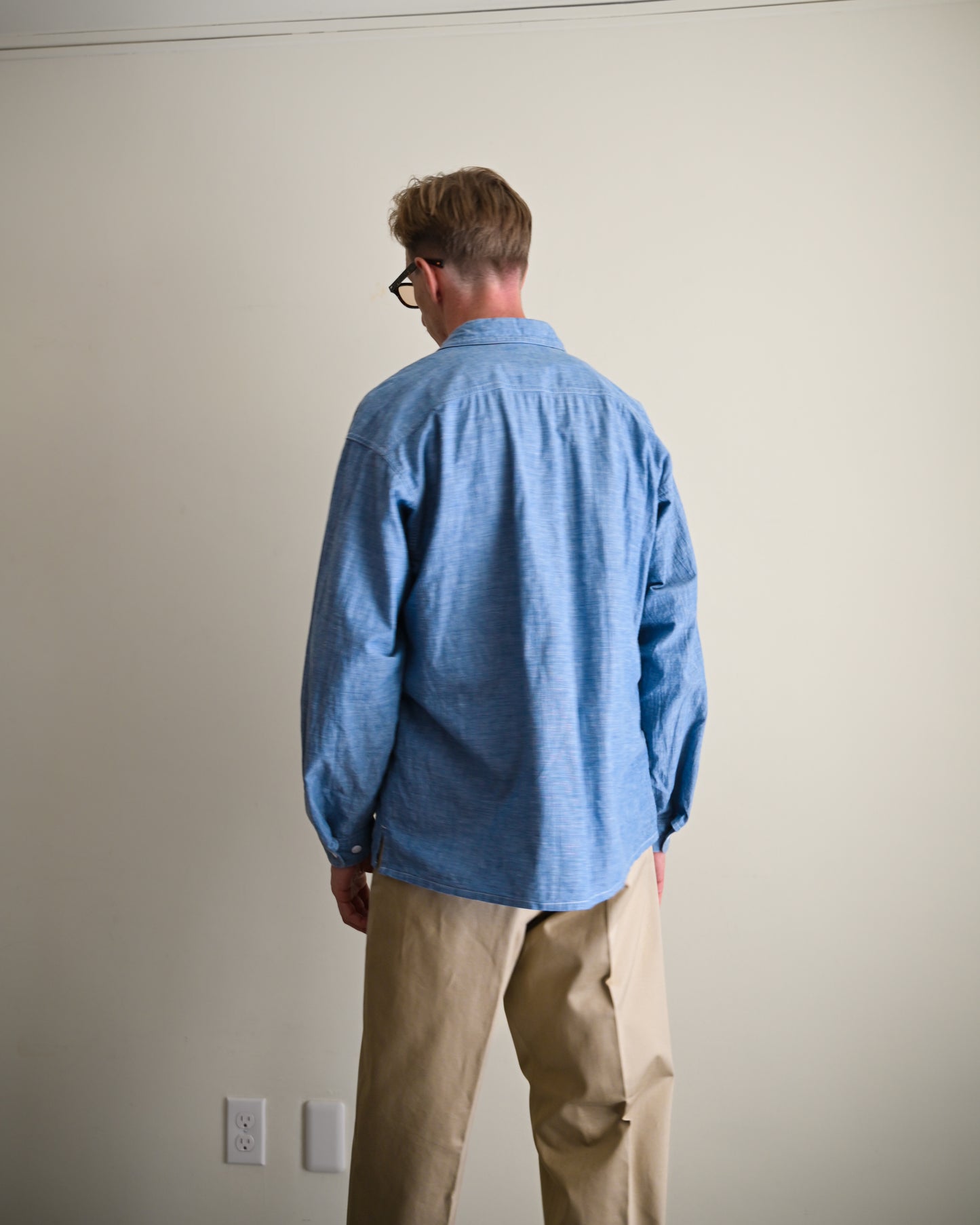 【T.O.D. Outdoorwear Co.】TOD THUNDERCLAP SHIRT DFP LS CHAMBRAY