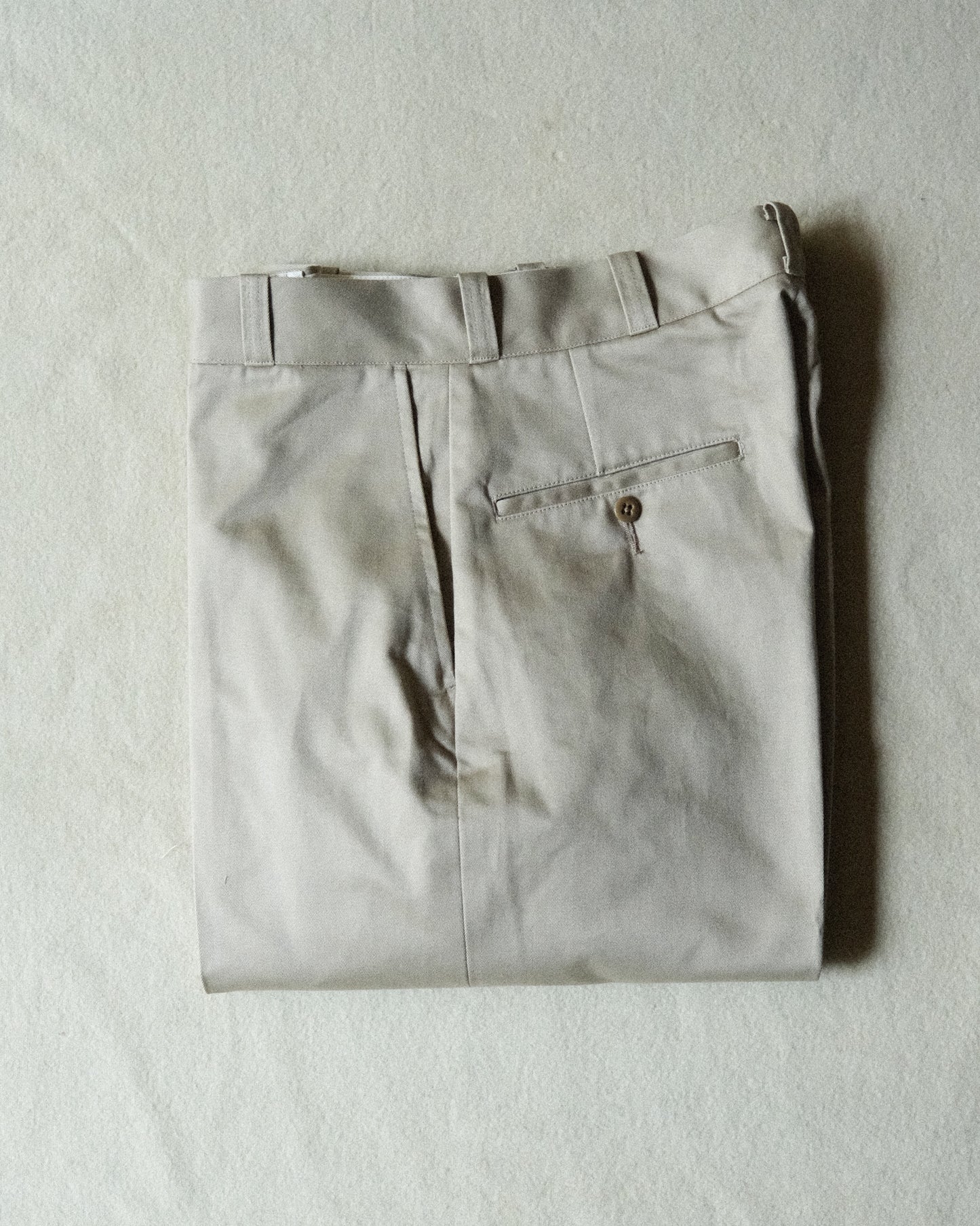 【TOD TRADITIONAL TROUSERS】M1968 CHINO COTTON TWILL, BEIGE