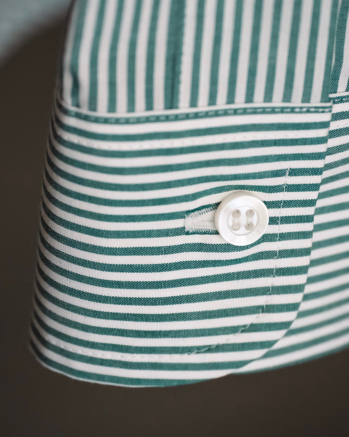 【T.O.D. Outdoorwear Co.】TOD BD SHIRT CANDY STRIPE GREEN