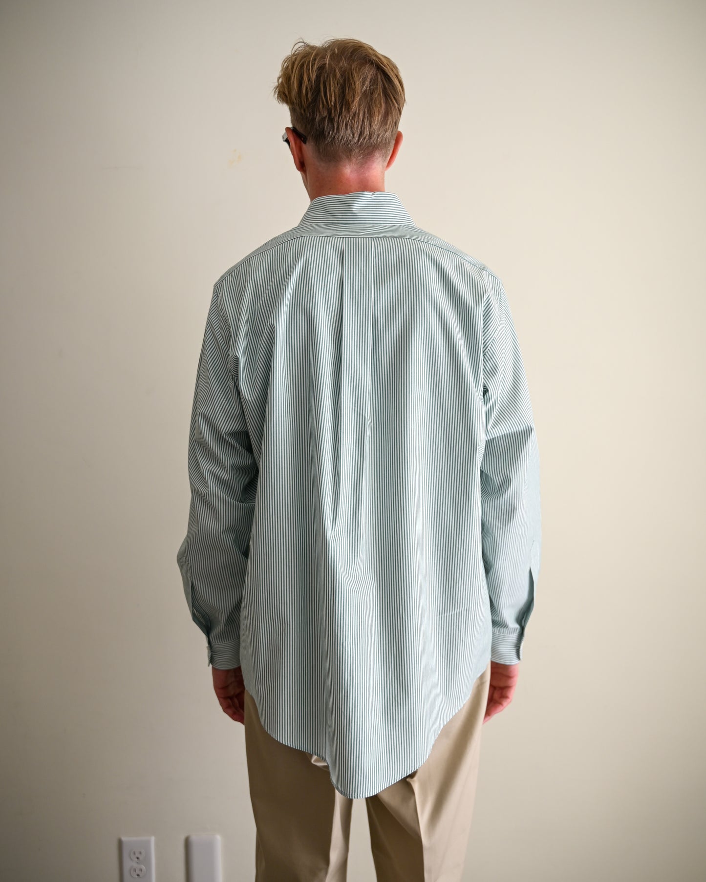 【T.O.D. Outdoorwear Co.】TOD BD SHIRT CANDY STRIPE GREEN