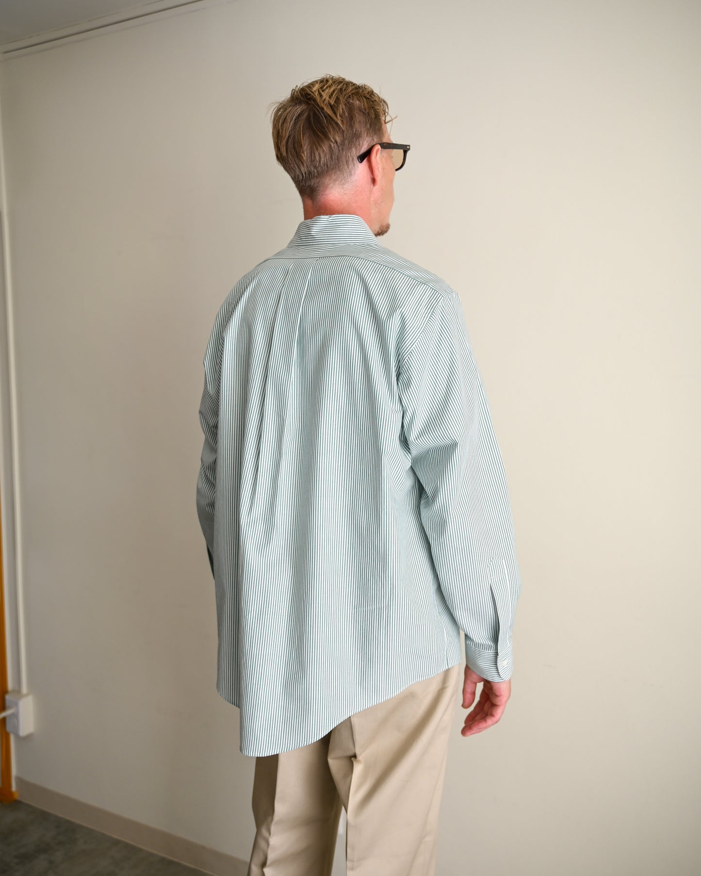 【T.O.D. Outdoorwear Co.】TOD BD SHIRT CANDY STRIPE GREEN