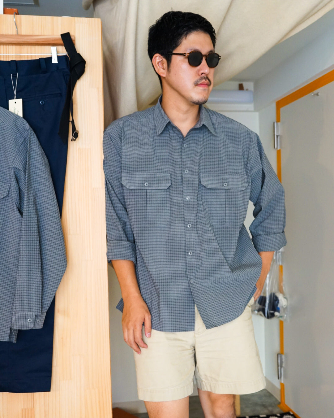 【TOD EARLY FALL 2026】THUNDERCLAP SHIRT DFP LS COOLMAX SEERSUCKER
