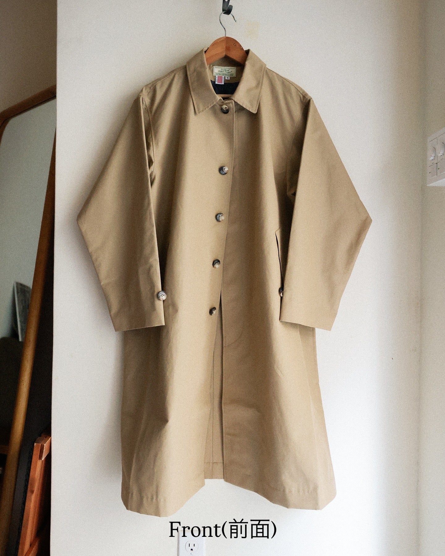 【TOD Outdoorwear Co,】Outing Weather Coat II 60/40 Beige