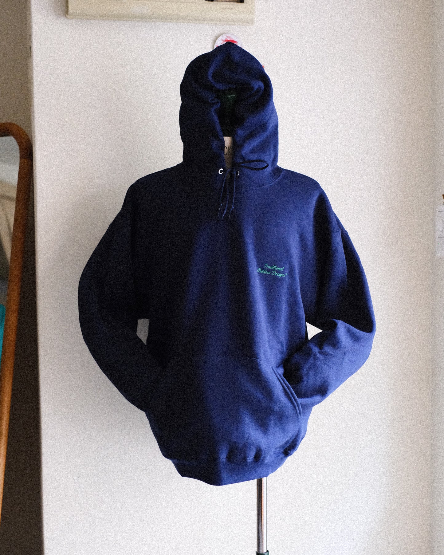 【T.O.D. Sportswear】TOD ATHLETIC HOODIE,NAVY