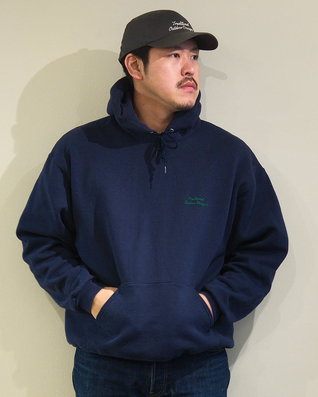 【T.O.D. Sportswear】TOD ATHLETIC HOODIE,NAVY