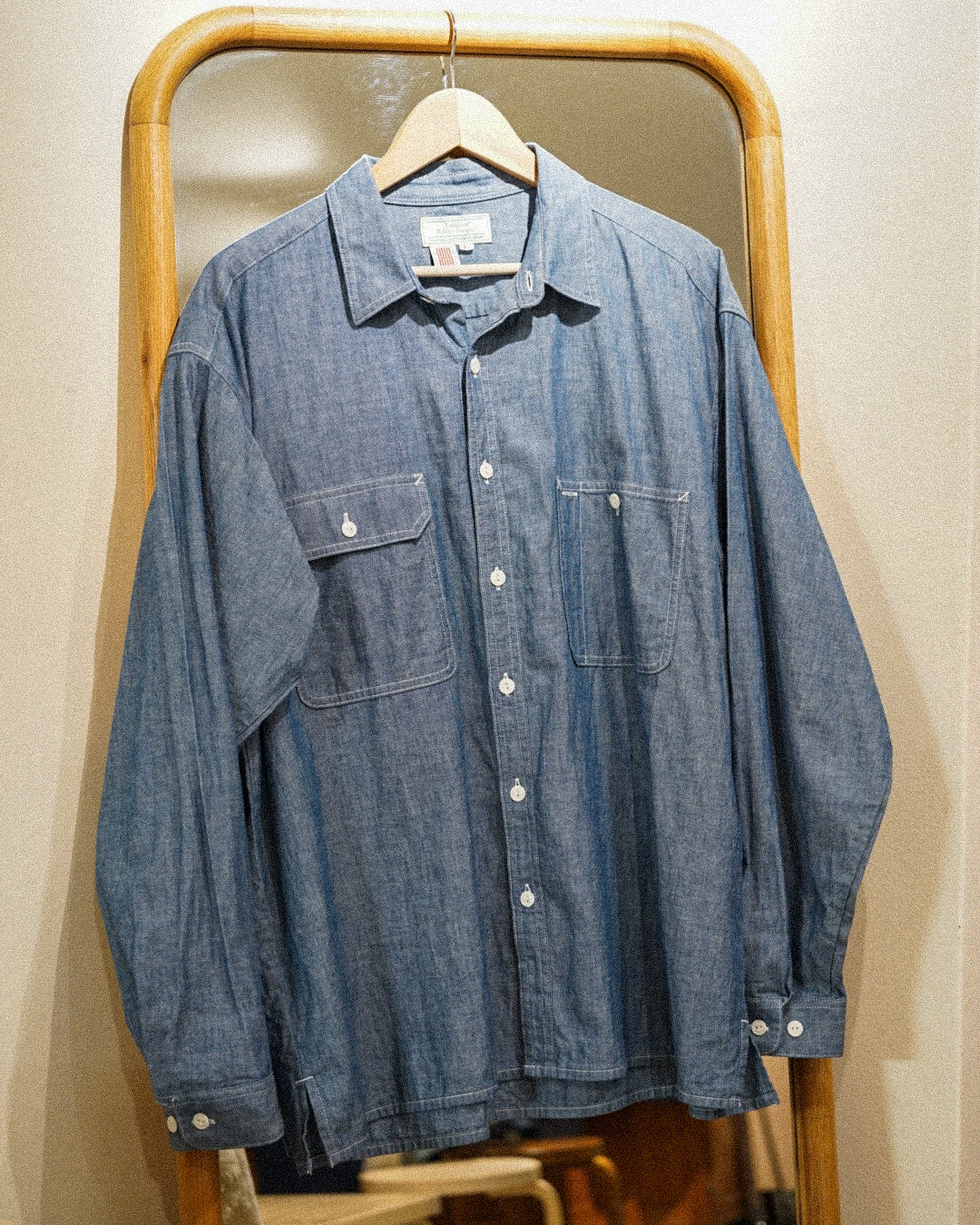 【店頭試着見本 L size】TOD Thunderclap Shirt FCP LS Chambray