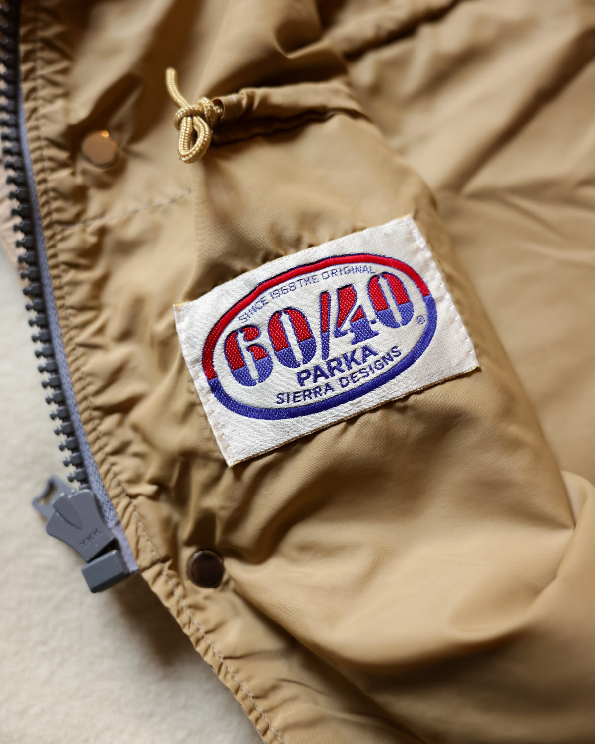 【TOD VINTAGE OUTDOORS】  SIERRA DESIGNS ORIGINAL MOUNTAIN PARKA TAN