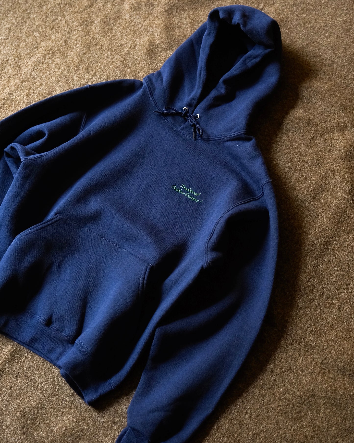 【T.O.D. Sportswear】TOD ATHLETIC HOODIE,NAVY