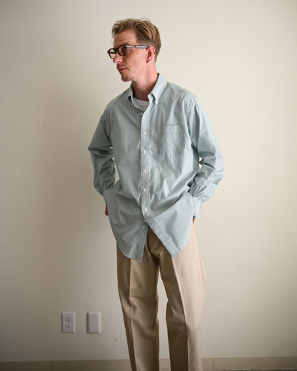 【T.O.D. Outdoorwear Co.】TOD BD SHIRT CANDY STRIPE GREEN
