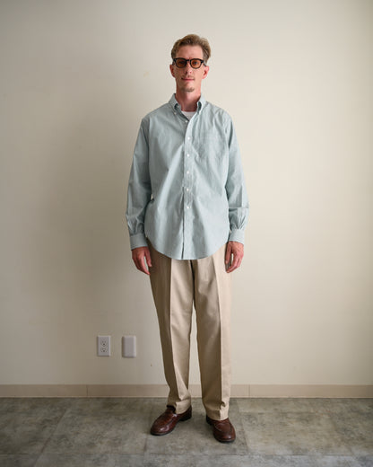 【T.O.D. Outdoorwear Co.】TOD BD SHIRT CANDY STRIPE GREEN