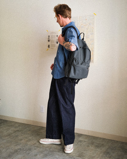 TOD BD Shirt Mid-Length SS Chambray Indigo