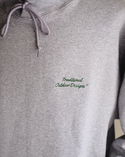 【Traditional Outdoor Designs®】TOD ATHLETIC HOODIE,GREY