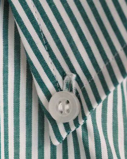 【T.O.D. Outdoorwear Co.】TOD BD SHIRT CANDY STRIPE GREEN