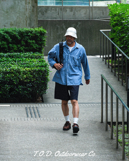 【T.O.D. Outdoorwear Co.】TOD THUNDERCLAP SHIRT DFP LS CHAMBRAY