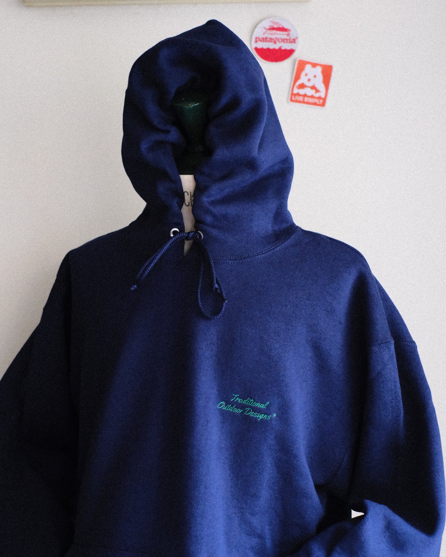 【T.O.D. Sportswear】TOD ATHLETIC HOODIE,NAVY