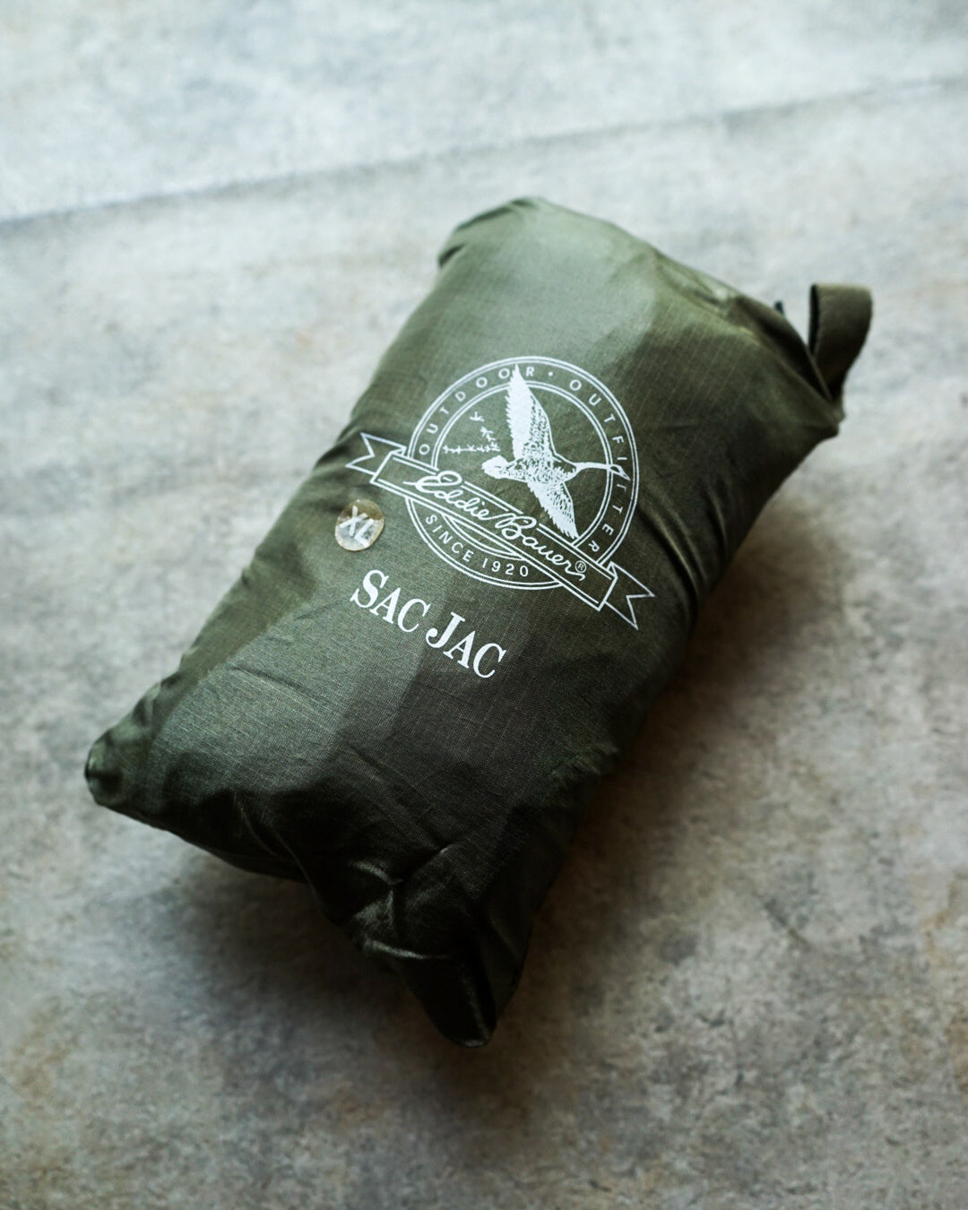 【TOD VINTAGE OUTDOORS】80S - 90S EDDIE BAUER SAC JACK OLIVE XL