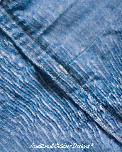 【T.O.D. Outdoorwear Co.】TOD THUNDERCLAP SHIRT DFP LS CHAMBRAY