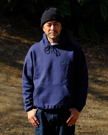 【T.O.D. Sportswear】TOD ATHLETIC HOODIE,NAVY