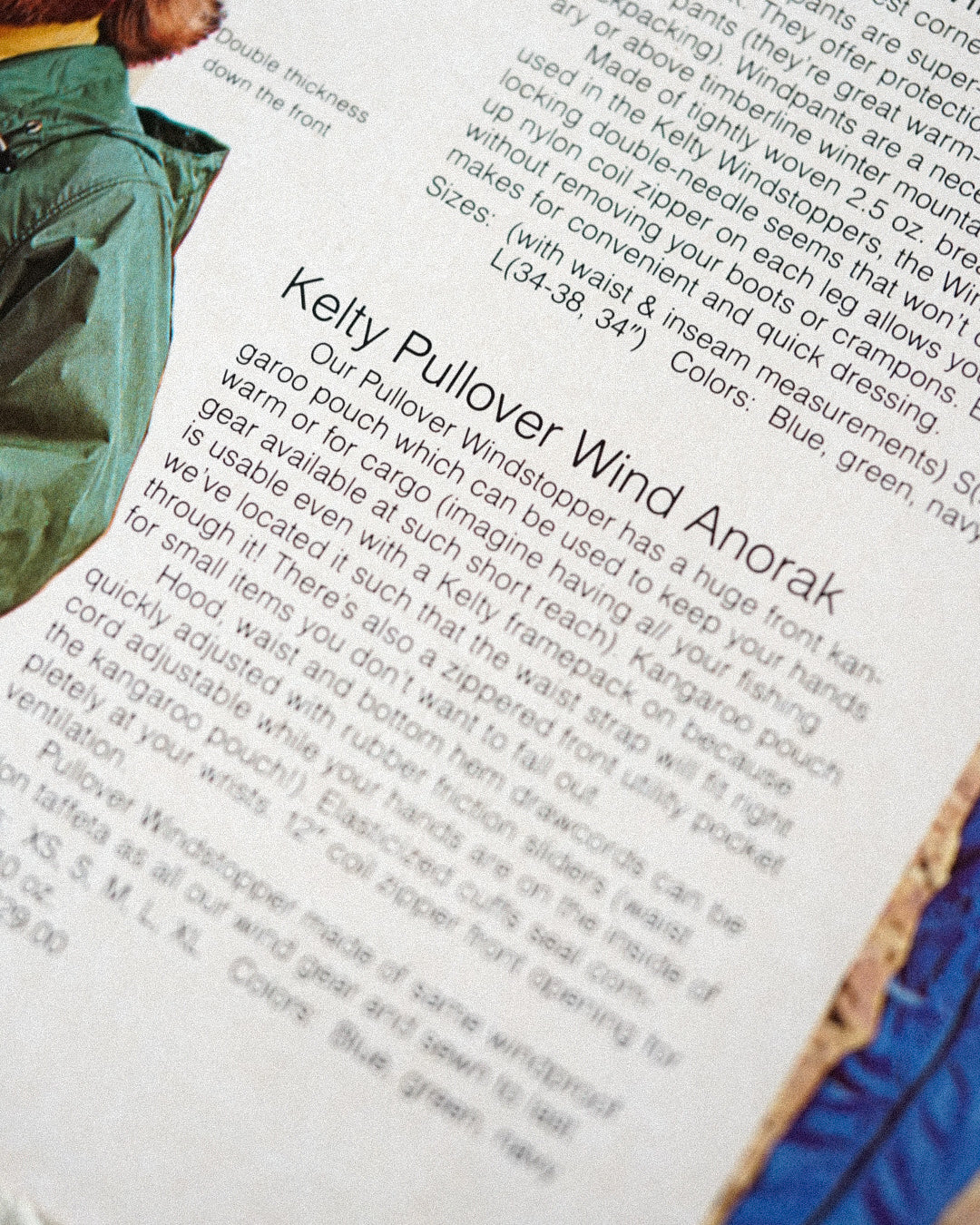 【TOD Archive Designs】Late 70s KELTY PULLOVER WOND ANORAK GREEN L
