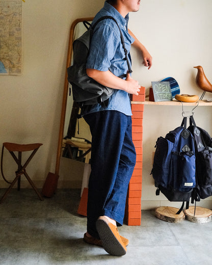 TOD BD Shirt Mid-Length SS Chambray Indigo