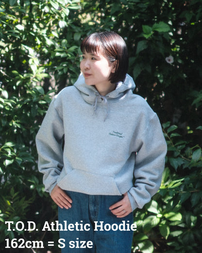 【T.O.D. Sportswear】TOD ATHLETIC HOODIE,NAVY