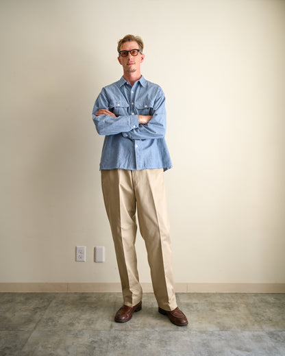 【T.O.D. Outdoorwear Co.】TOD THUNDERCLAP SHIRT DFP LS CHAMBRAY