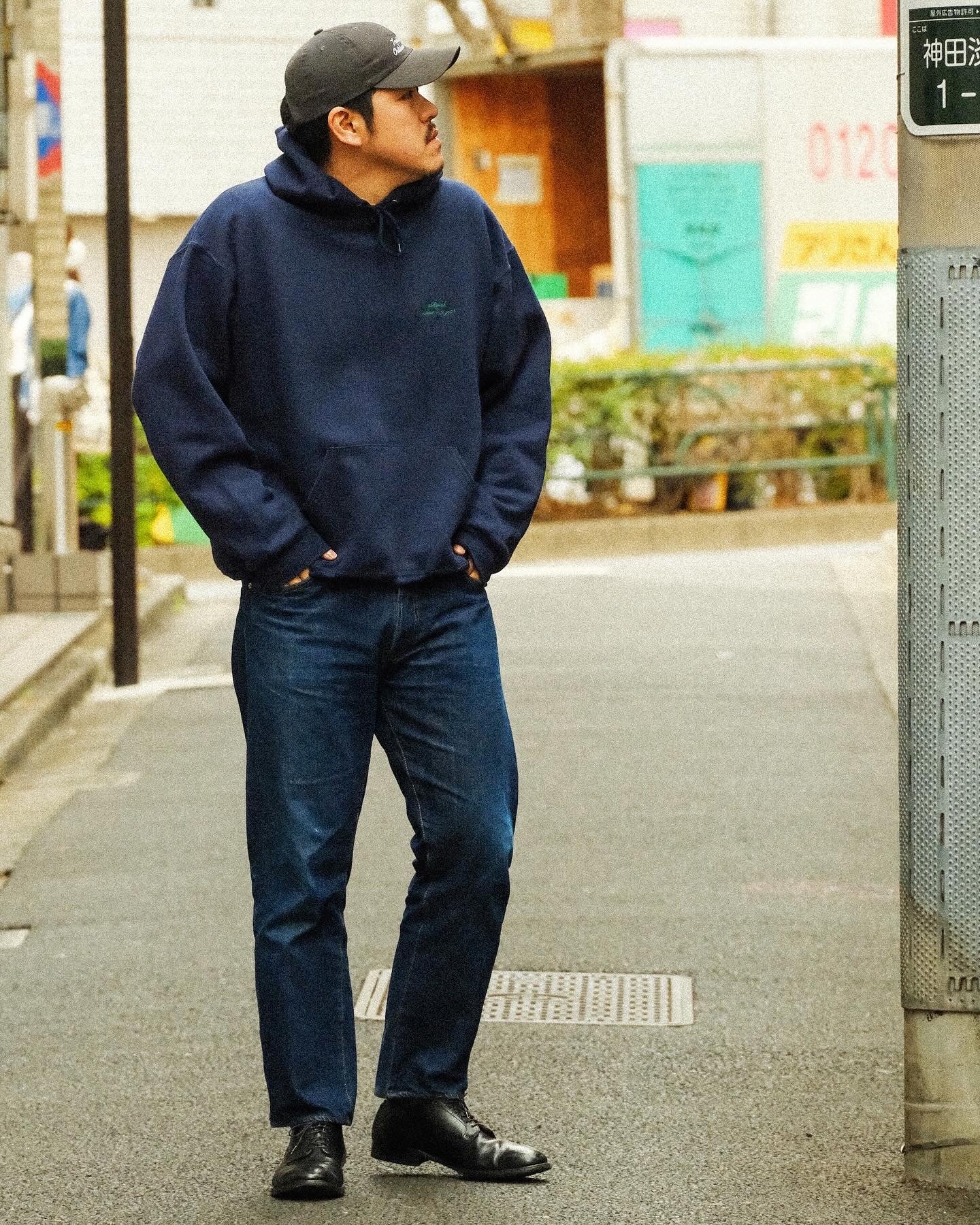 【T.O.D. Sportswear】TOD ATHLETIC HOODIE,NAVY